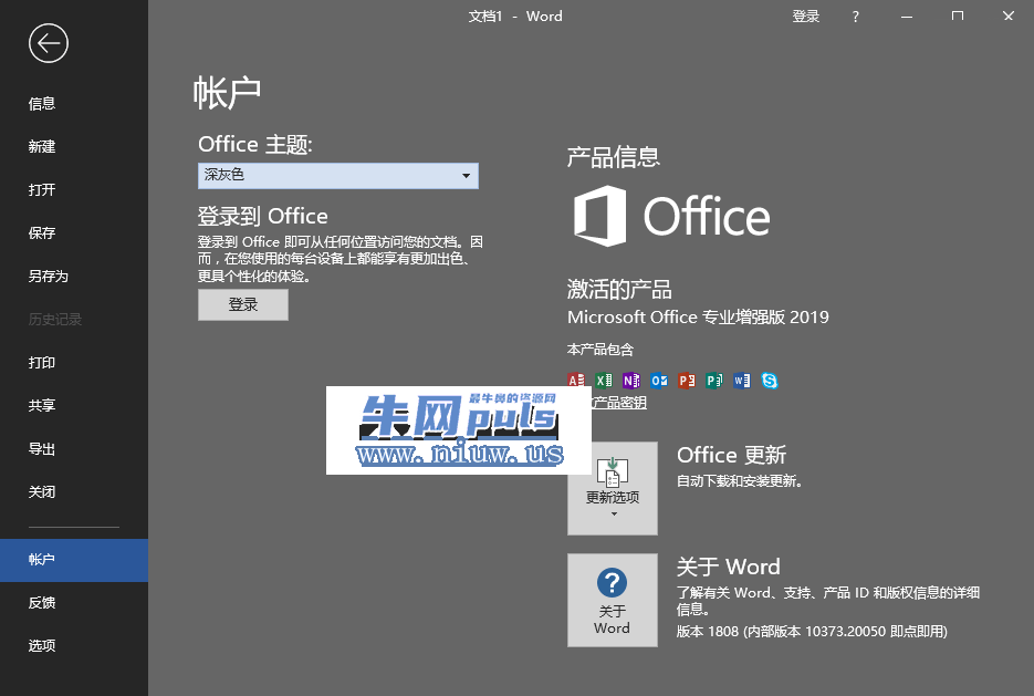 微软 Office 2019 批量授权版